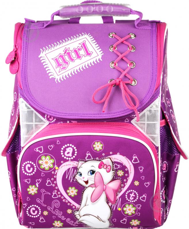 Ранец школьный Cool For School каркасный Sweet Kitty CF85660 - фото 1