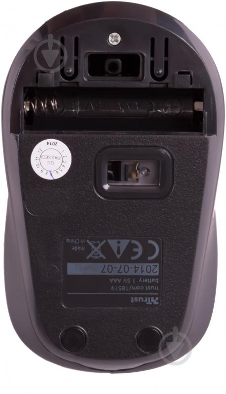 Мышь Trust Yvi Wireless Mini Mouse (18519) black (18519) - фото 4