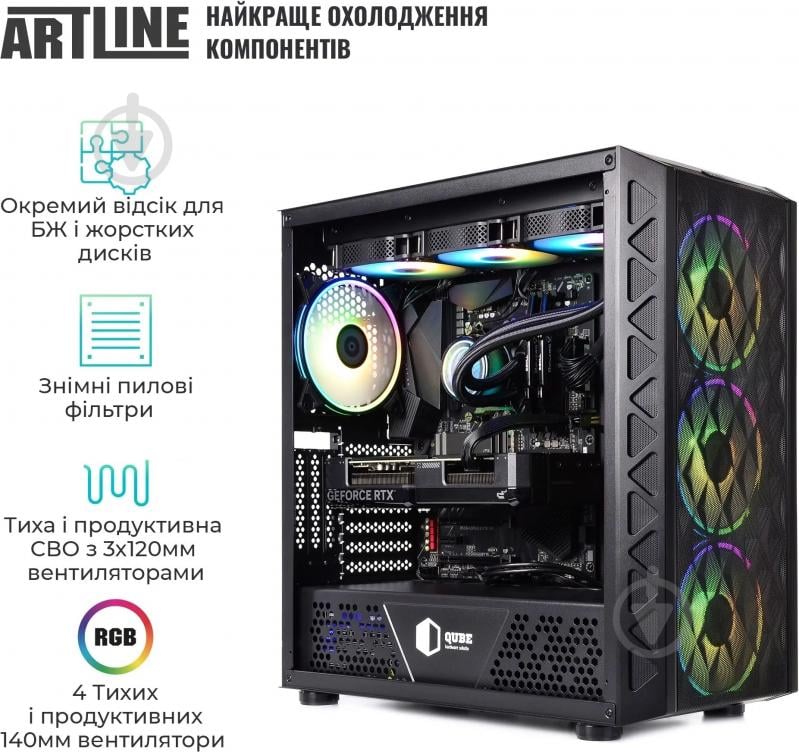 Компьютер Artline Gaming X98 (X98v89) black - фото 5