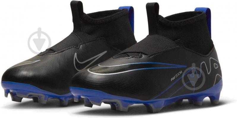 Бутсы Nike JR. ZOOM MERCURIAL SUPERFLY 9 ACADEMY FG/MG DJ5623-040 р.38 черный - фото 5