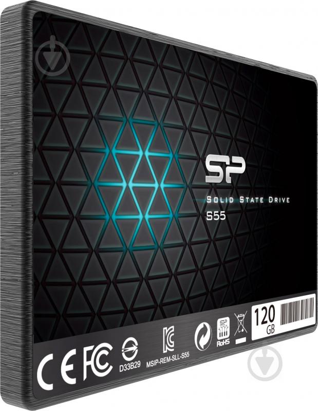 SSD-накопичувач Silicon Power Slim S55 120GB 2,5" SATA III TLC (SP120GBSS3S55S25) - фото 2