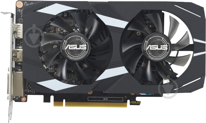 Відеокарта Asus GeForce GTX 1650 DUAL-GTX1650-O4GD6-P-EVO 4GB GDDR6 128bit (90YV0EZD-M0NA00) - фото 2