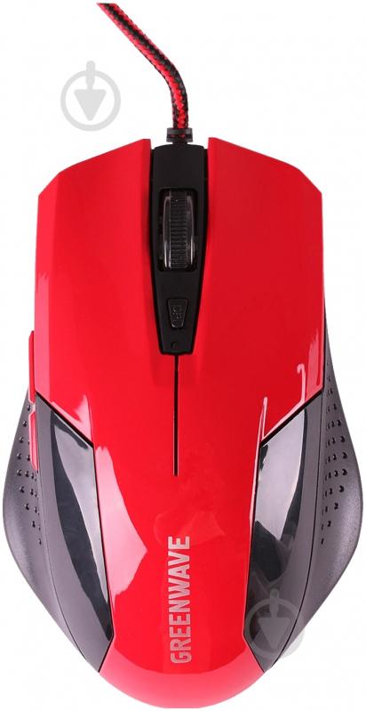 Мышь Greenwave MX-222L USB (R0013759) black/red - фото 1