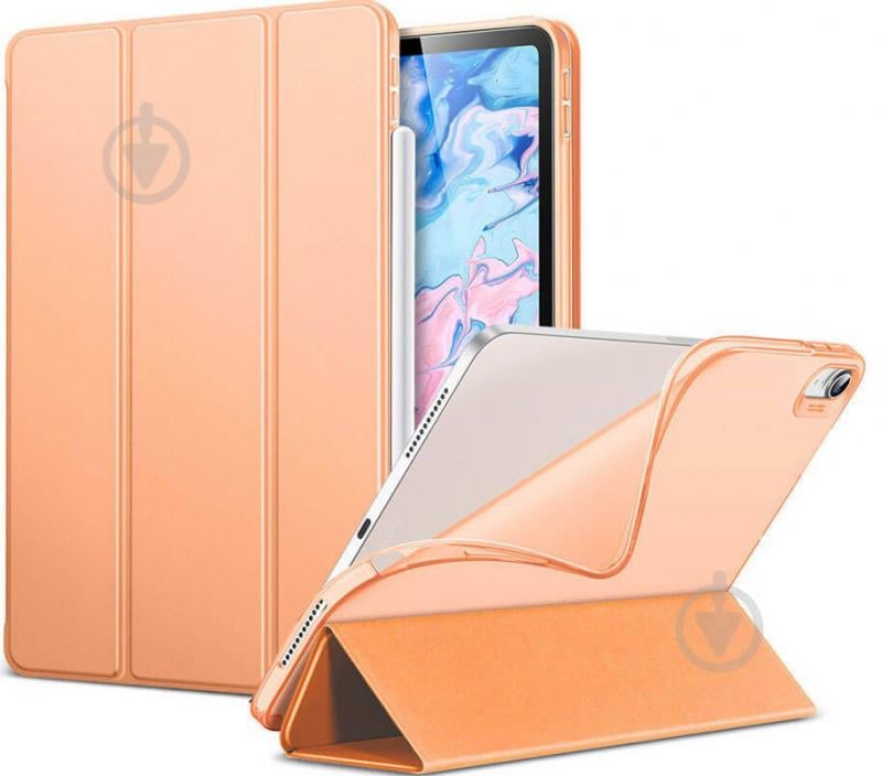 Чохол-книжка ESR Rebound Slim Smart Case iPad Air 4 (2020) papaya (12376-1) - фото 1