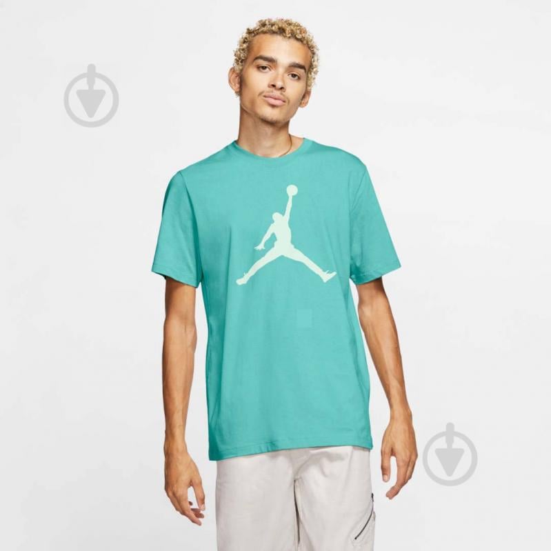 Футболка Nike M J JUMPMAN SS CREW CJ0921-307 р.S мятный - фото 3