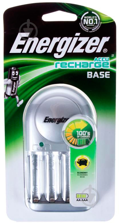 Зарядное устройство Energizer Base Charger AA (R6, 316)AAA (R03, 286) 1 шт. (empty) - фото 3 Зарядное устройство Energizer Base Charger AA (R6, 316)AAA (R03, 286) 1 шт. (empty) - фото 3