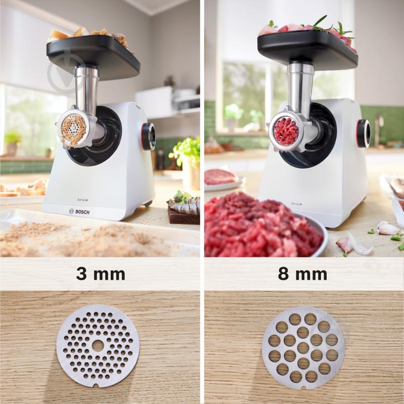 ВИТРИНА! Мясорубка Bosch MultiPower Series 4 MFWS420W - фото 13