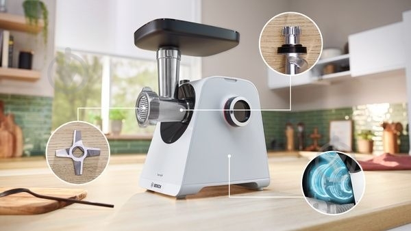 ВИТРИНА! Мясорубка Bosch MultiPower Series 4 MFWS420W - фото 32