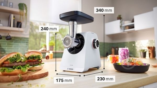 ВИТРИНА! Мясорубка Bosch MultiPower Series 4 MFWS420W - фото 37