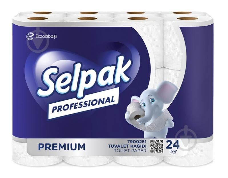 Туалетная бумага Selpak Professional Premium трехслойная 24 шт. - фото 1