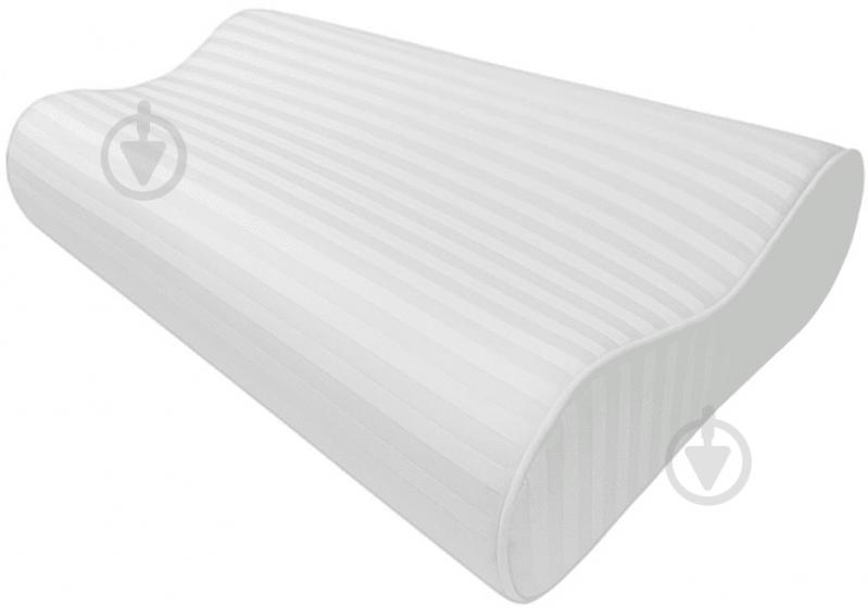 Наволочка Сатин Memory Wawe M White Stripe 32x49 см белый U-tek - фото 1 Наволочка Сатин Memory Wawe M White Stripe 32x49 см белый U-tek - фото 1