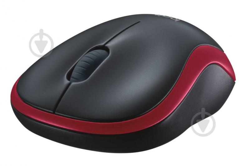 Мышь Logitech Wireless Mouse M185 (910-002240) red - фото 2