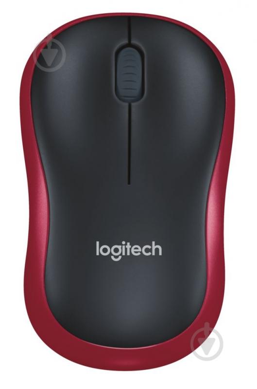 Миша Logitech Wireless Mouse M185 (910-002240) red - фото 1