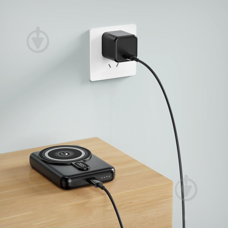 Повербанк Xo PR264 10000 mAh black (PR264.black) - фото 3