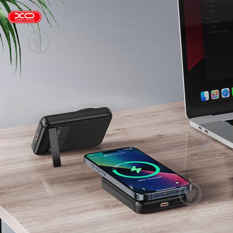 Повербанк Xo PR264 10000 mAh black (PR264.black) - фото 5