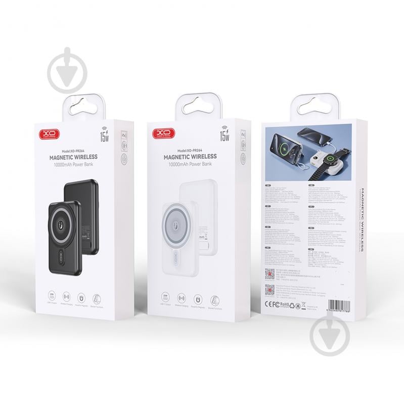 Повербанк Xo PR264 10000 mAh black (PR264.black) - фото 6