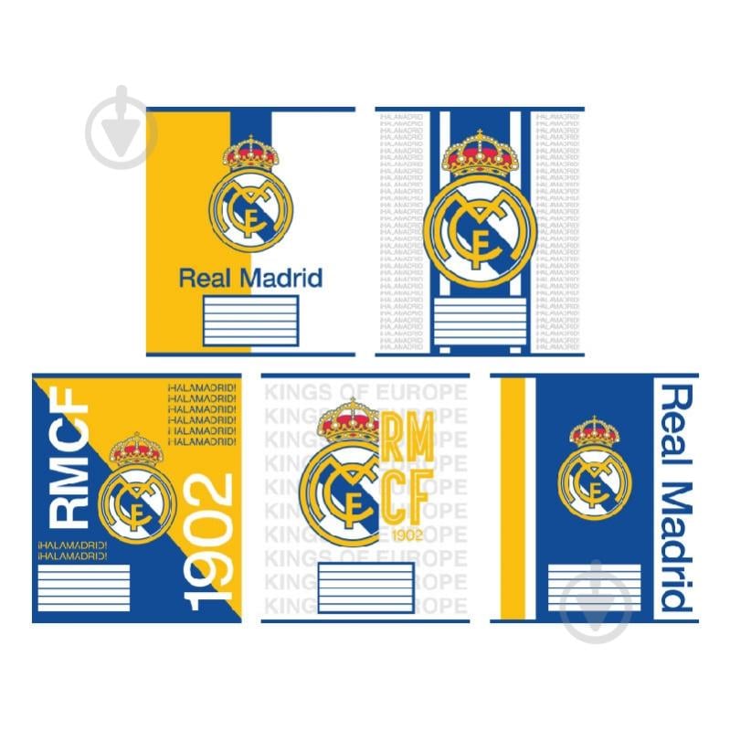 Тетрадь Real Madrid 12 лист. клетка RL25-232 KITE - фото 1