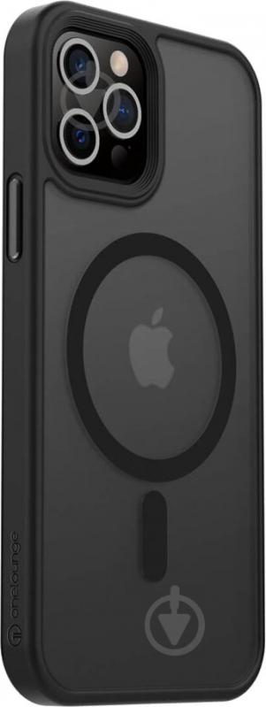 Чохол-накладка OneLounge 1Mag Pro MagSafe для Apple iPhone 12 Pro / Apple iPhone 12 (14089) black - фото 3