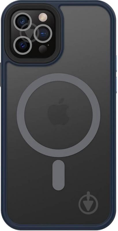 Чохол-накладка OneLounge 1Mag Pro MagSafe для Apple iPhone 12 Pro / Apple iPhone 12 (14089-1) blue - фото 1