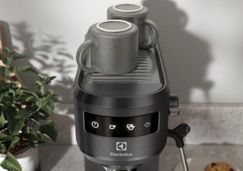 ВІТРИНА! Кавоварка ріжкова Electrolux E6EC1-6BST - фото 10