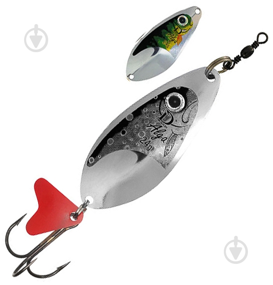 Блешня Dragon Alga 24 г PKO-65-08-402 Silver-gloss/Perch - фото 1