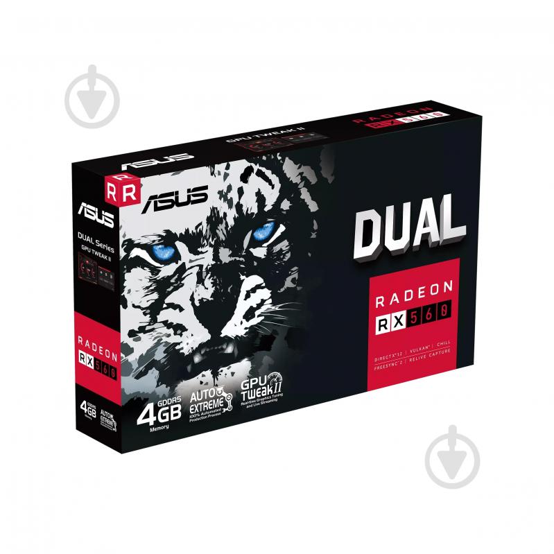 Відеокарта Asus Radeon RX 560 DUAL-RX560-4G 4GB GDDR5 128bit (90YV0HG0-M0NA00) - фото 7