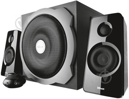 Акустическая система Trust Tytan 2.1 Subwoofer Speaker Set Black (19019) - фото 1