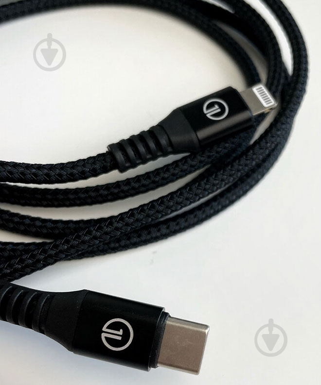 Кабель OneLounge 1,2 м чорний (14123) - фото 7