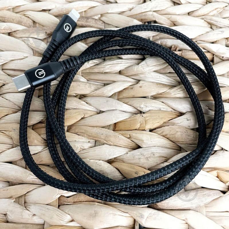 Кабель OneLounge 1,2 м чорний (14123) - фото 5