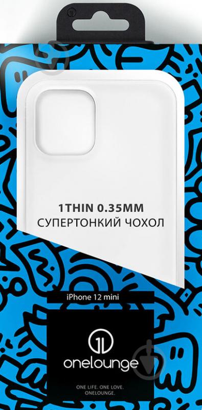 Чохол-накладка OneLounge 1Thin 0.35mm для Apple iPhone 12 Mini (13949) white - фото 4