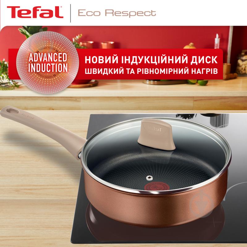 Сотейник із кришкою 24 см Eco Respect G2543202 Tefal - фото 7