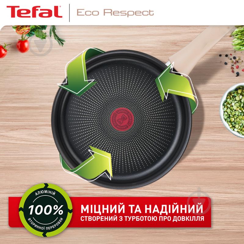 Сотейник із кришкою 24 см Eco Respect G2543202 Tefal - фото 3