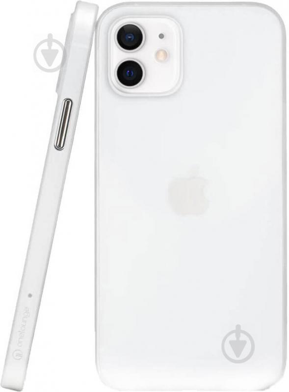 Чохол-накладка OneLounge 1Thin 0.35mm для Apple iPhone 12 Pro / Apple iPhone 12 (13950-1) white - фото 1