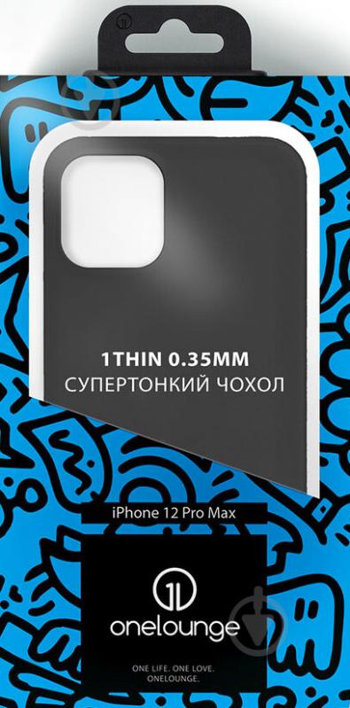 Чехол-накладка OneLounge 1Thin 0.35mm для Apple iPhone 12 Pro Max (13951) black - фото 4