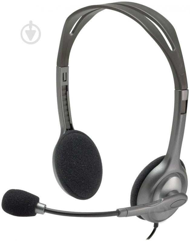 Гарнитура Logitech H111 grey - фото 1