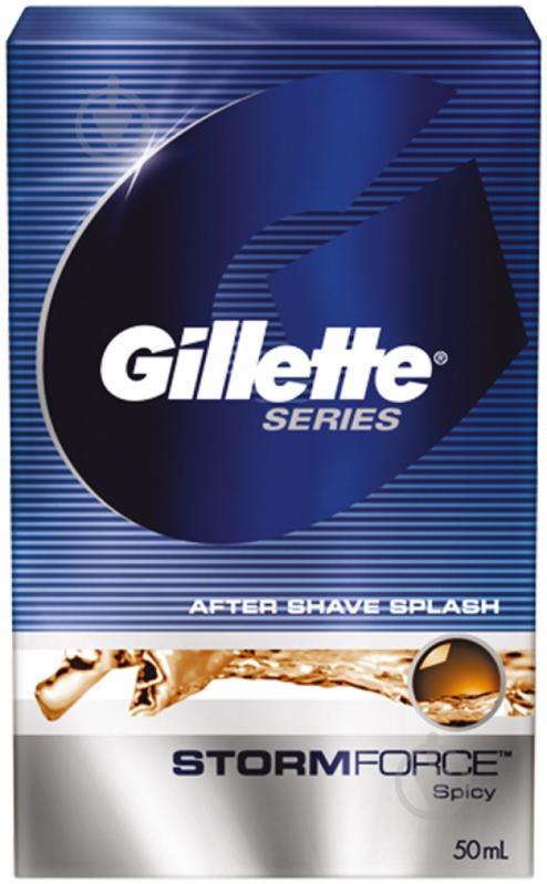 Лосьон после бритья Gillette Series Storm Force 50 мл - фото 1