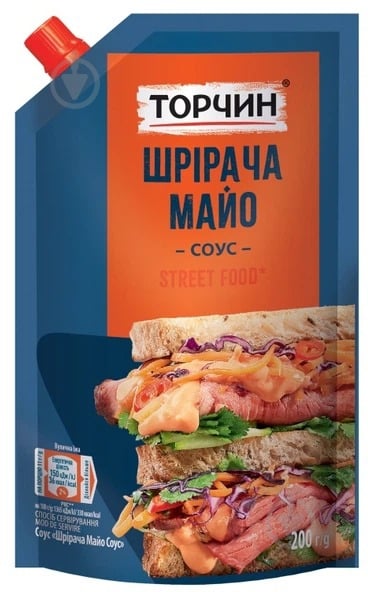 Соус Торчин Шрирача Майо Торчин 200 г - фото 1 Соус Торчин Шрирача Майо Торчин 200 г - фото 1