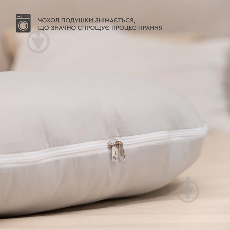 Подушка для беременных и отдыха Basic Flex 135х68х25 см Sonex серый - фото 7