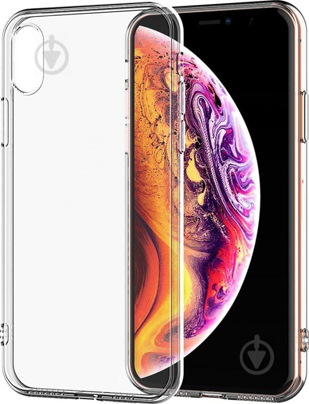 Чехол-накладка OneLounge SilicolDots для Apple iPhone X / Apple iPhone XS (4819) transparent - фото 2