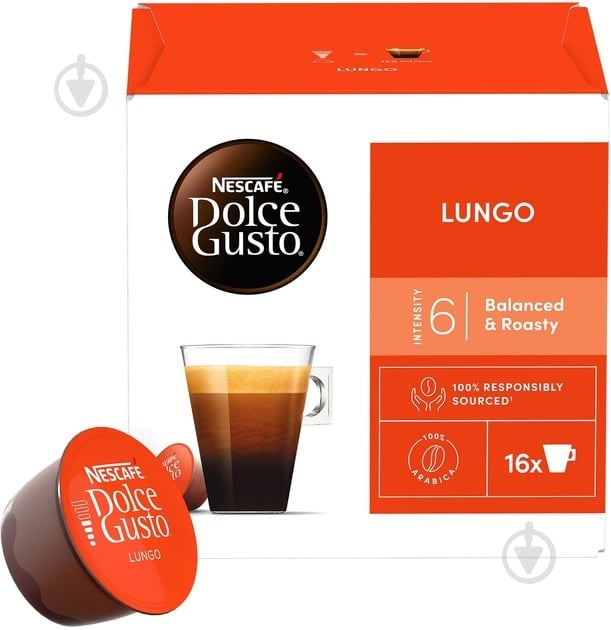 Кофе в капсулах Nescafe Dolce Gusto Lungo 16х5,6г - фото 9