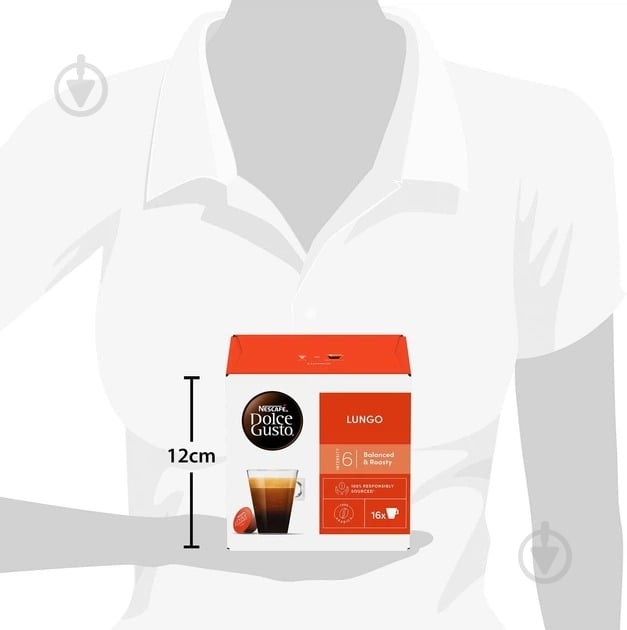 Кофе в капсулах Nescafe Dolce Gusto Lungo 16х5,6г - фото 8