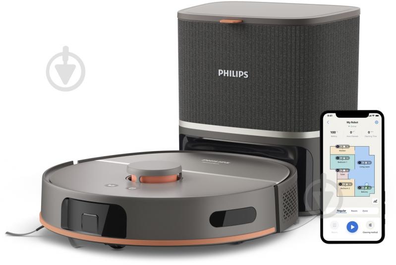 ВИТРИНА! Робот-пылесос Philips 5000 Series XU5100/10 grey - фото 10