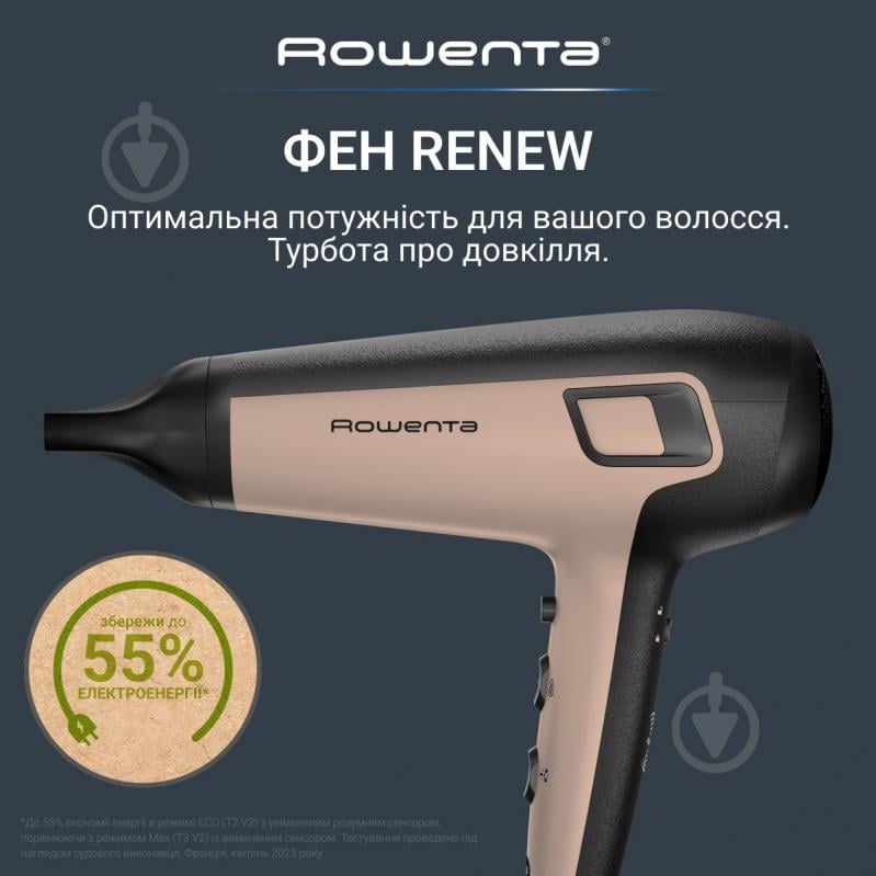 ВІТРИНА! Фен Rowenta Renew CV5E30E0 - фото 2