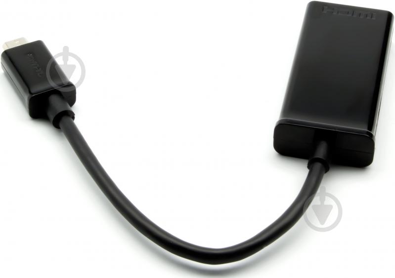 Кабель Sven microUSB – HDMI F (MHL) 0.2 м черный (MHL 5pin 0.2m (SVEN)) - фото 2