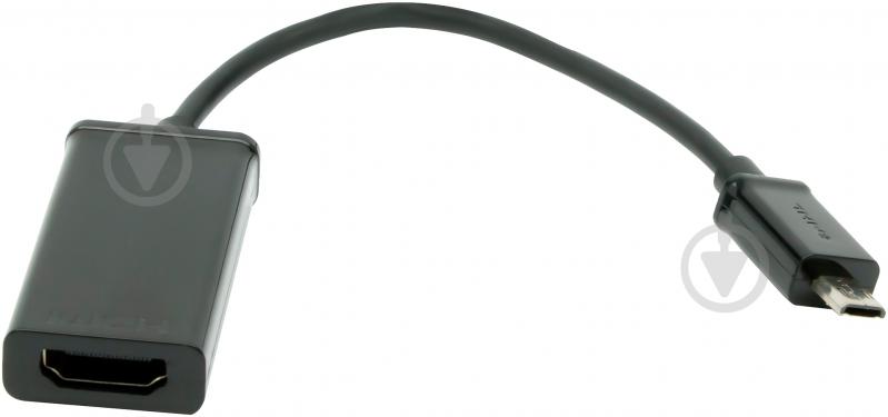 Кабель Sven microUSB – HDMI F (MHL) 0,2 м черный (MHL 11pin 0.2m (SVEN)) - фото 1