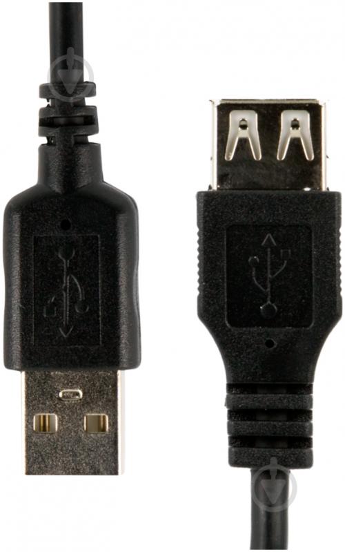 Кабель Sven USB Am – USB Af 1.8 м чорний (USB2.0 Am-Af 1.8m) - фото 1