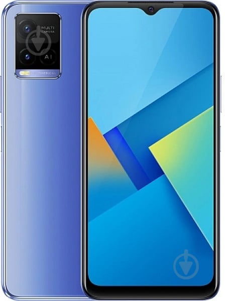 Смартфон Vivo Y21 4/64GB metallic blue - фото 1