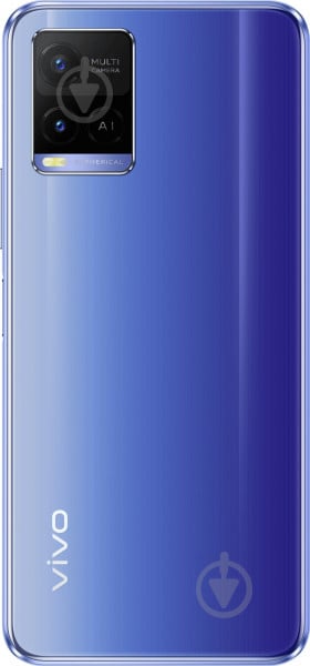 Смартфон Vivo Y21 4/64GB metallic blue - фото 3