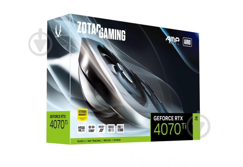 Відеокарта Zotac GeForce RTX 4070 Ti AMP AIRO 12GB GDDR6X 192bit (ZT-D40710F-10P) - фото 8