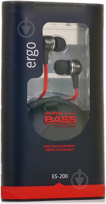 Гарнитура Ergo ES-200 black - фото 2